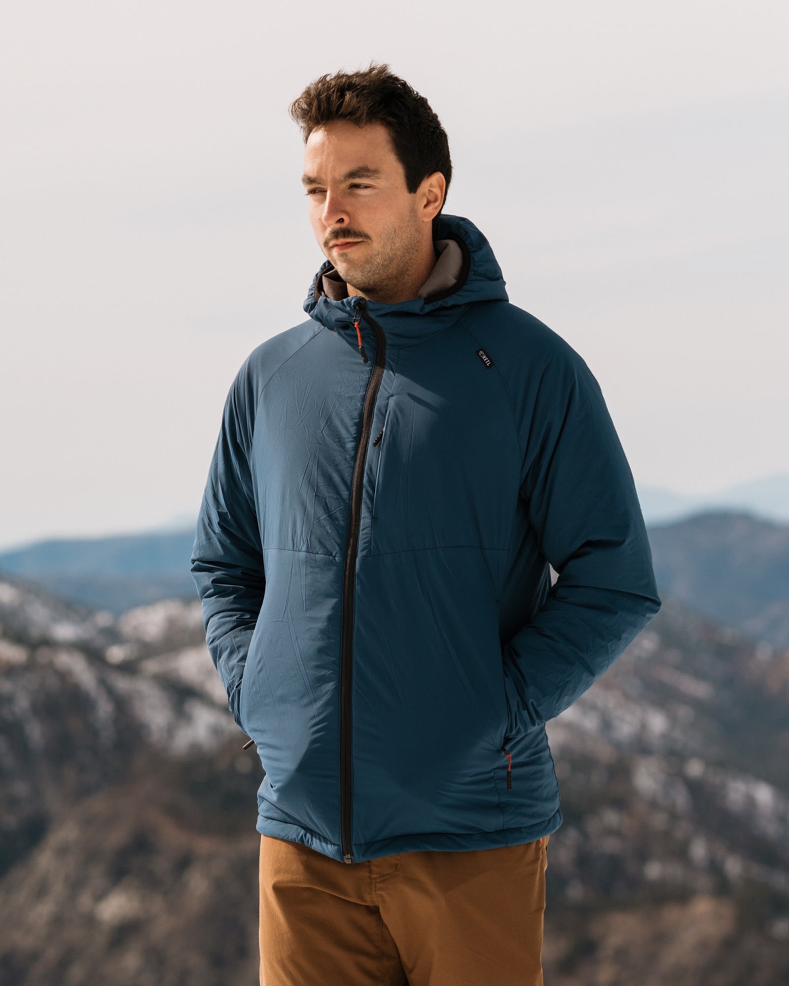 Synthetic Insulated Best Puffy Jacket For Hiking Rain Jacket Down