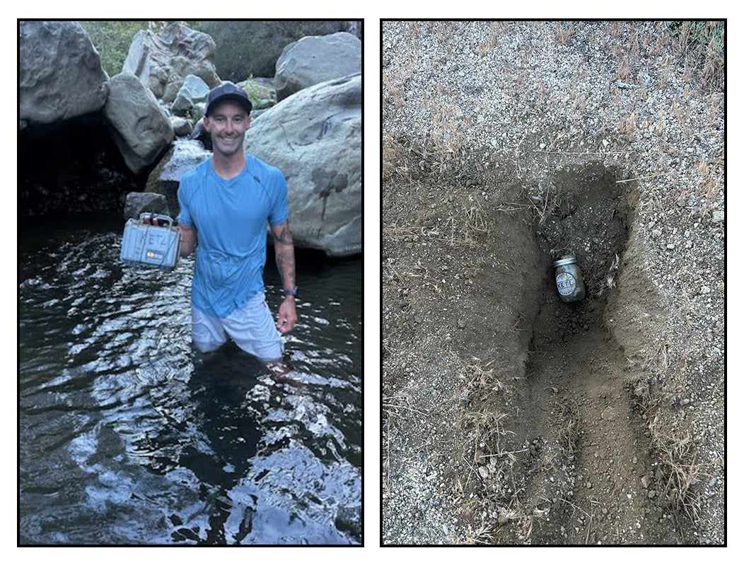Hikers looking for KETL Mtn Treasure