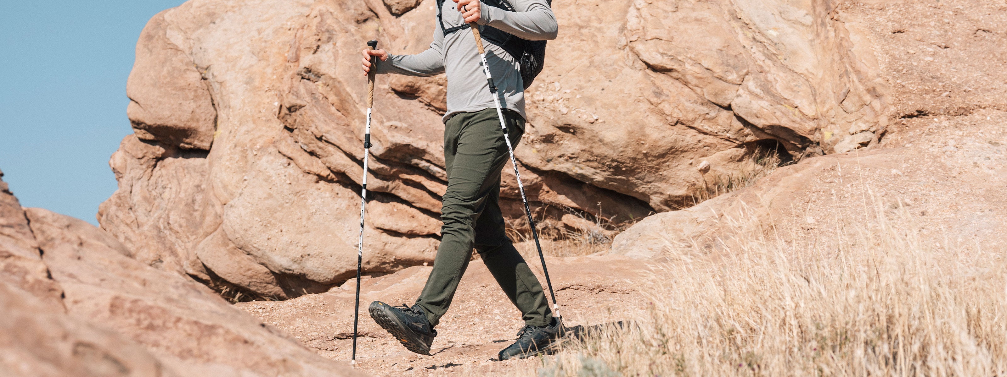 Men wearing KETL outdoor pants for travel, hiking, and hot weather adventures.