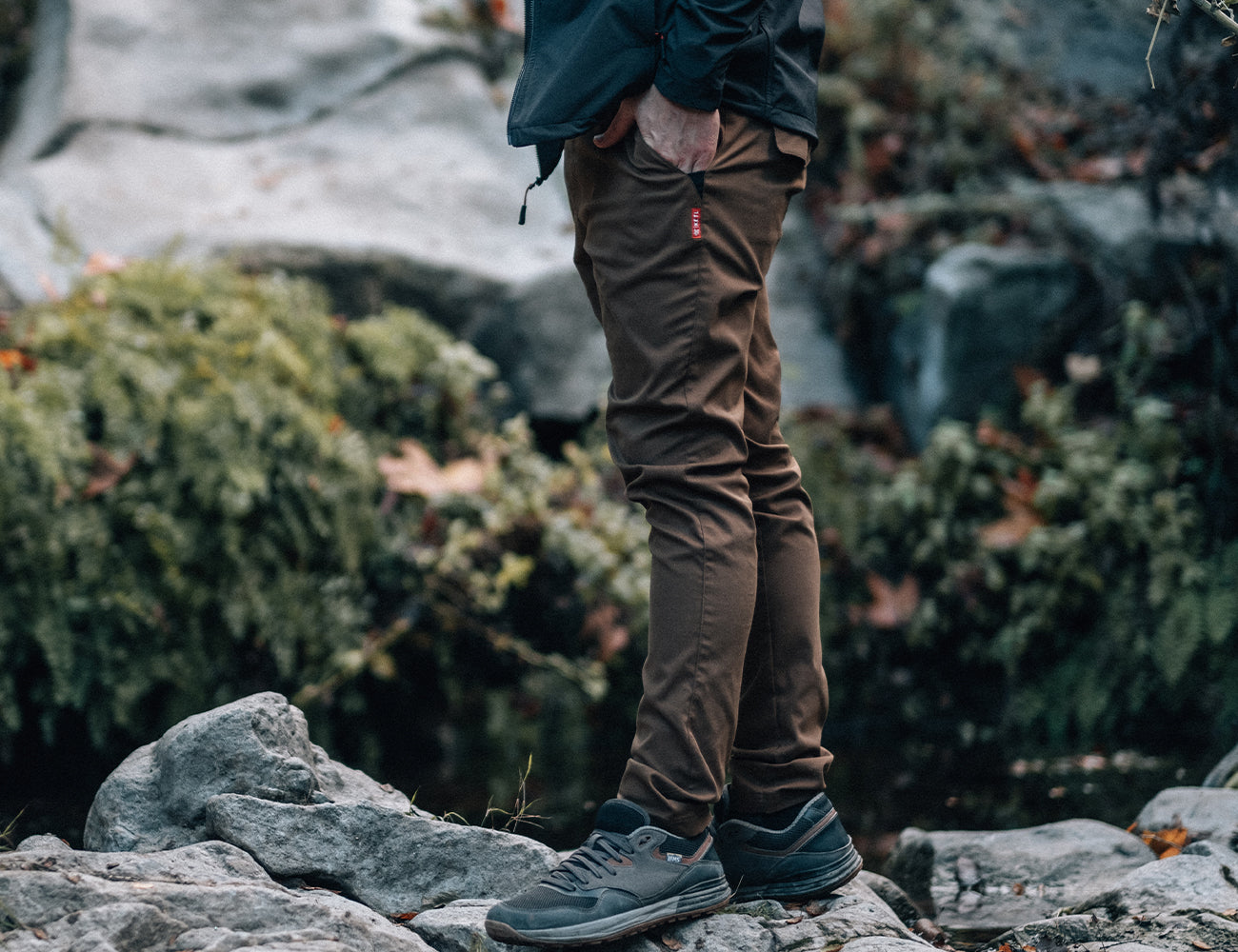 KETL Mtn Shenanigan Hiking Pants 32 Inseam - Lightweight, Stretchy,  Packable, Adventure Travel Men's Pants Brown