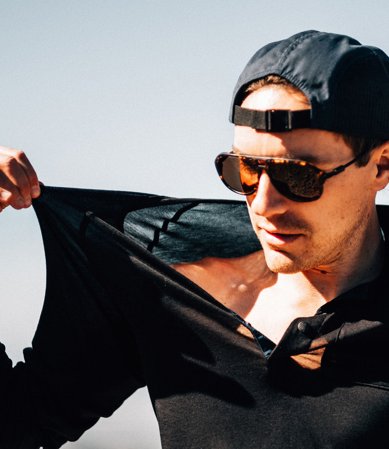 KETL Mtn. Departed Featherweight Performance Henley Pocket Tee