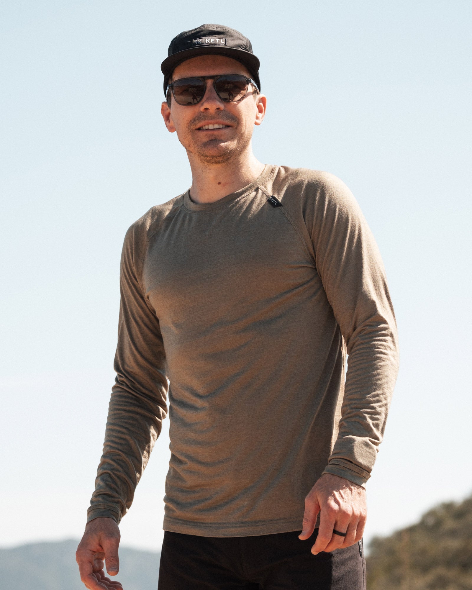 Merino Long Sleeve | Lightweight Breathable Odor Resistant Tee