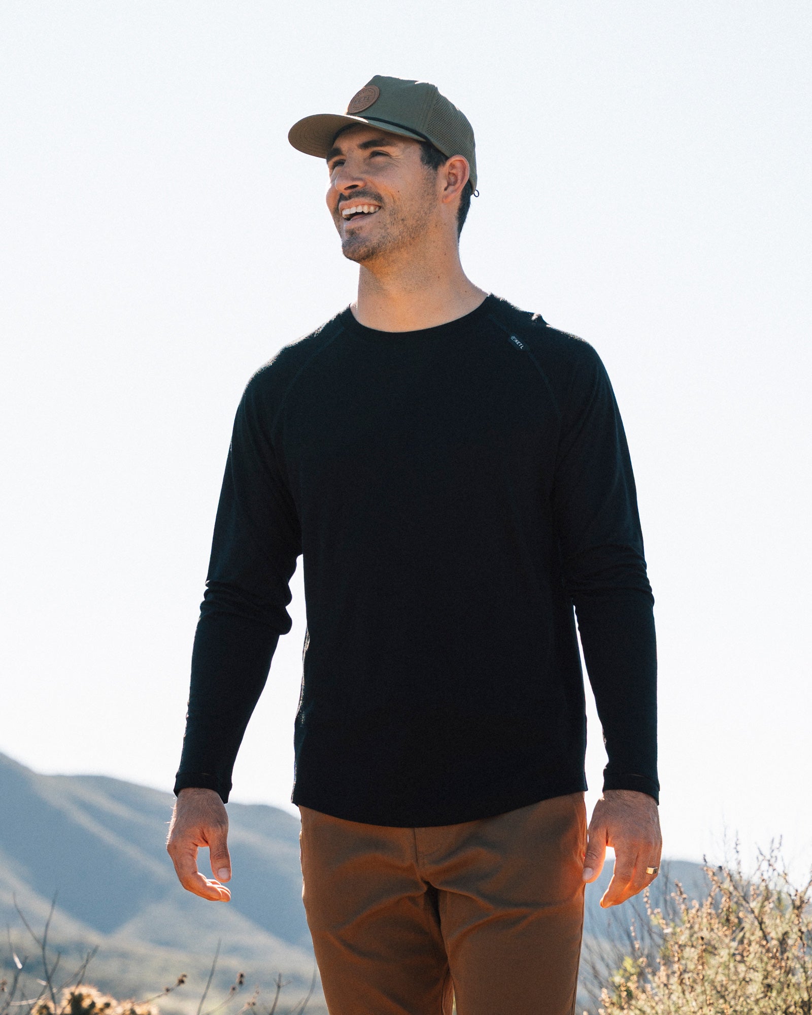 Merino Long Sleeve | Lightweight Breathable Odor Resistant Tee