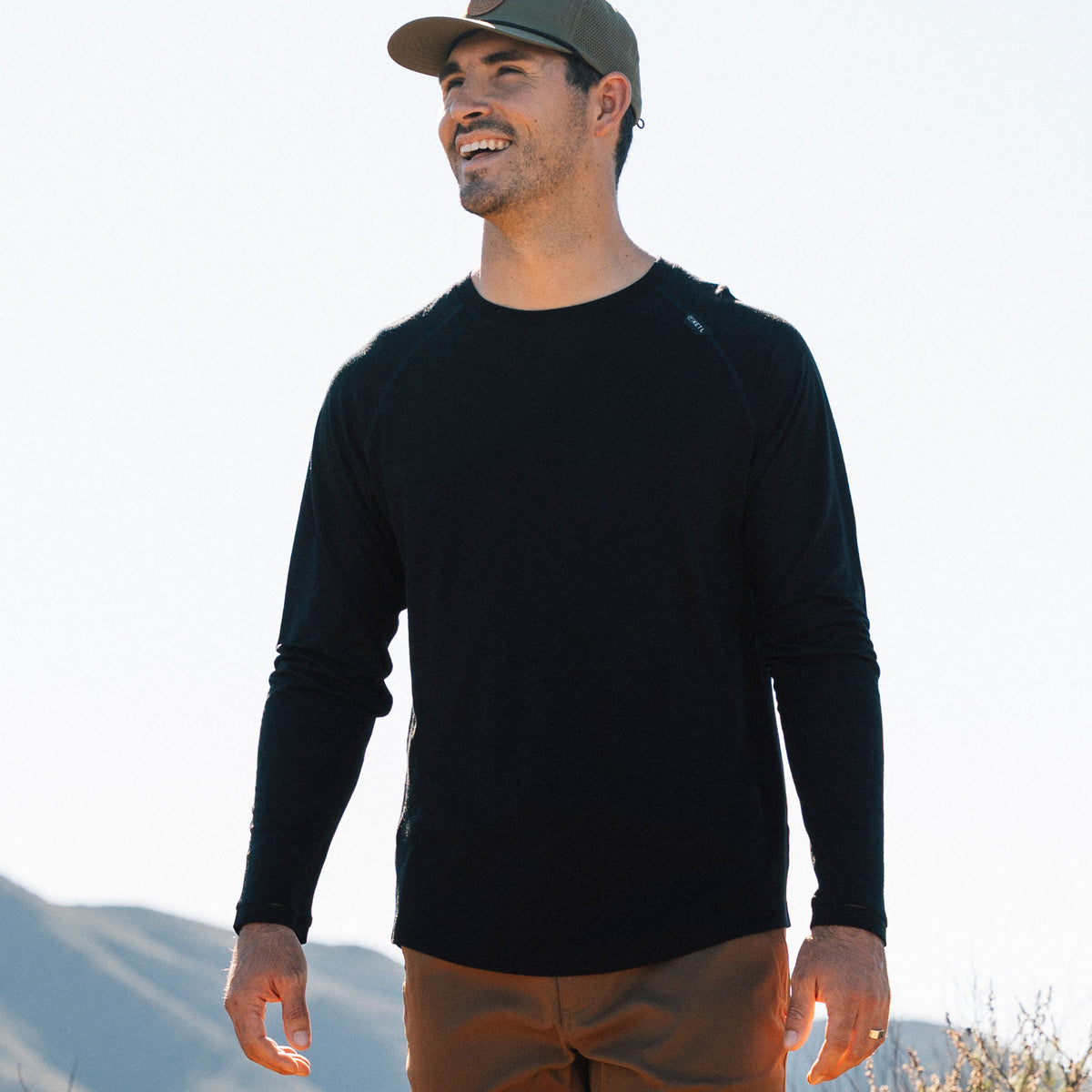 Merino Long Sleeve | Lightweight Breathable Odor Resistant Tee