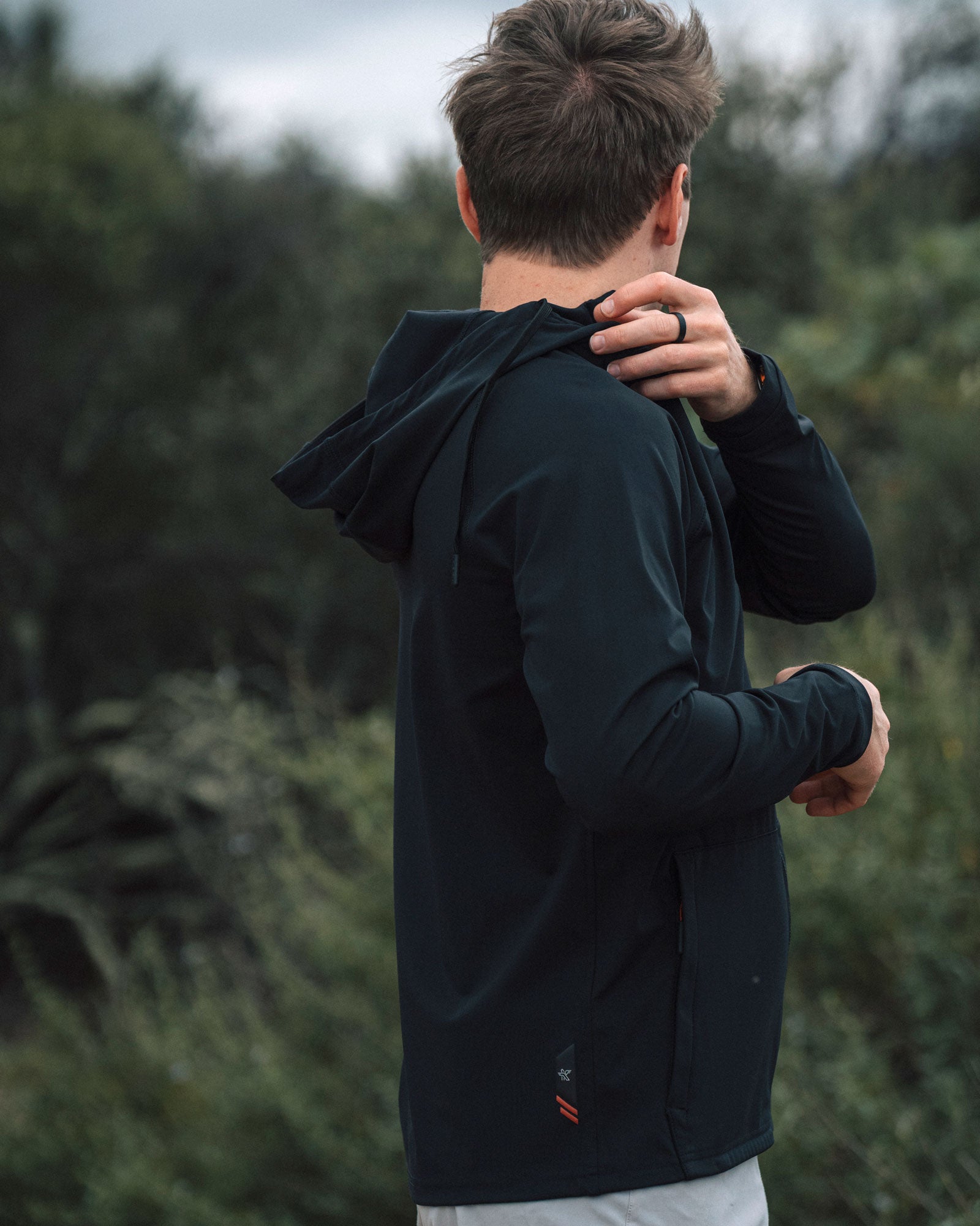 KETL MilesBound Zip Travel Hoodie | Lightweight Stretchy Travel Layer