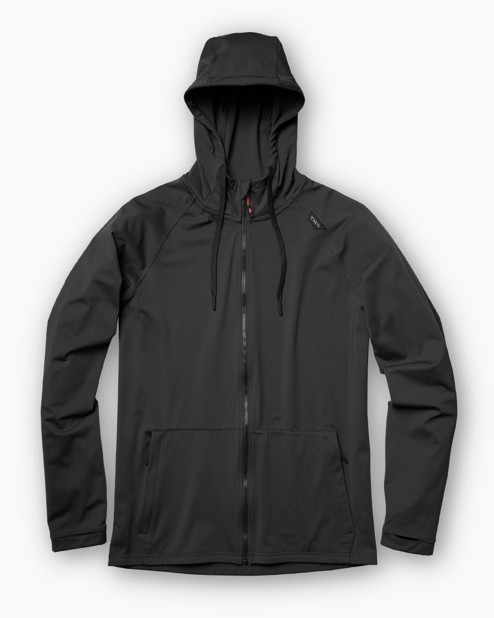 KETL MilesBound Zip Travel Hoodie | Lightweight Stretchy Travel Layer