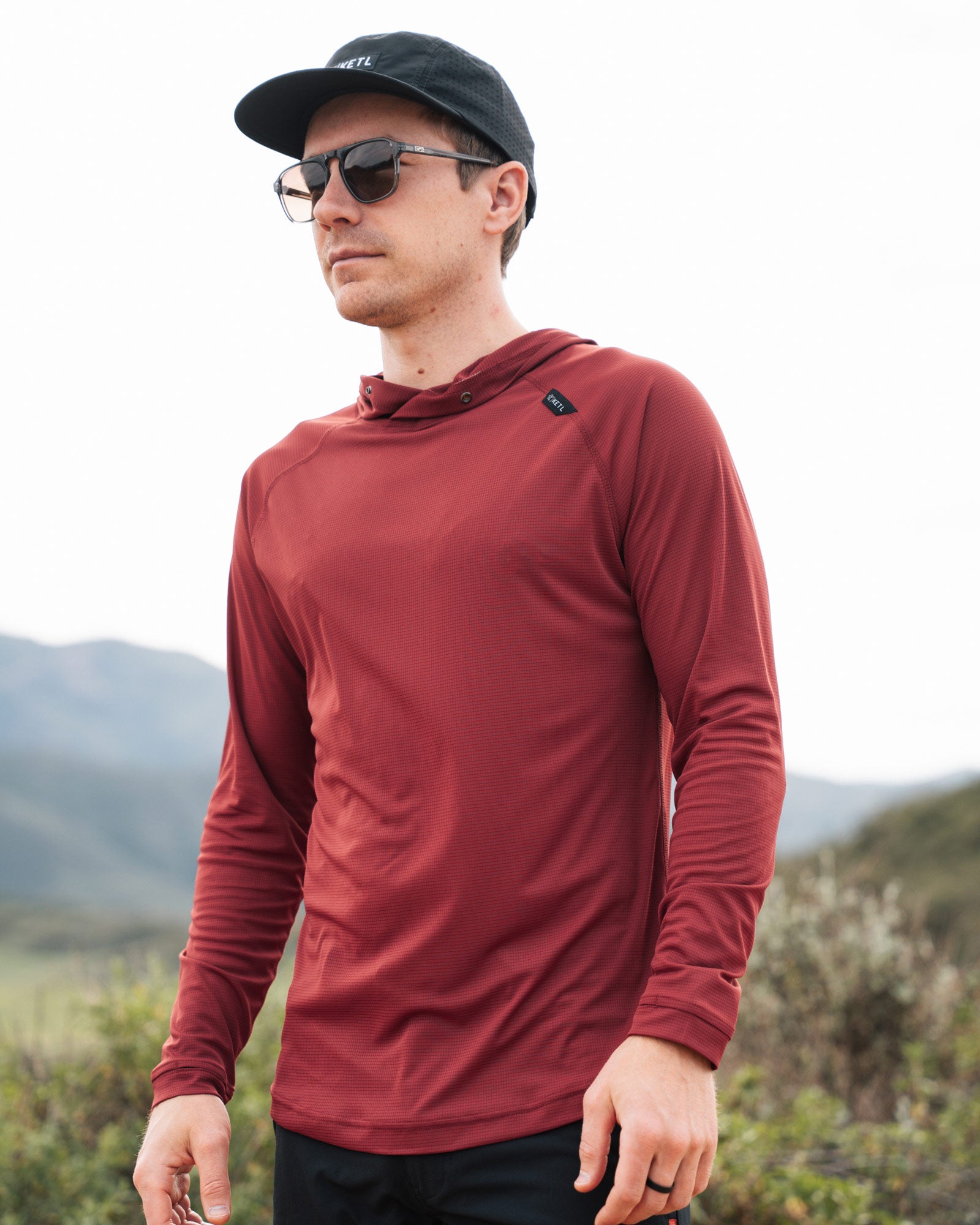 NoFry One Snap Sun Hoodie | Minimal UPF 30+ Sun Protection