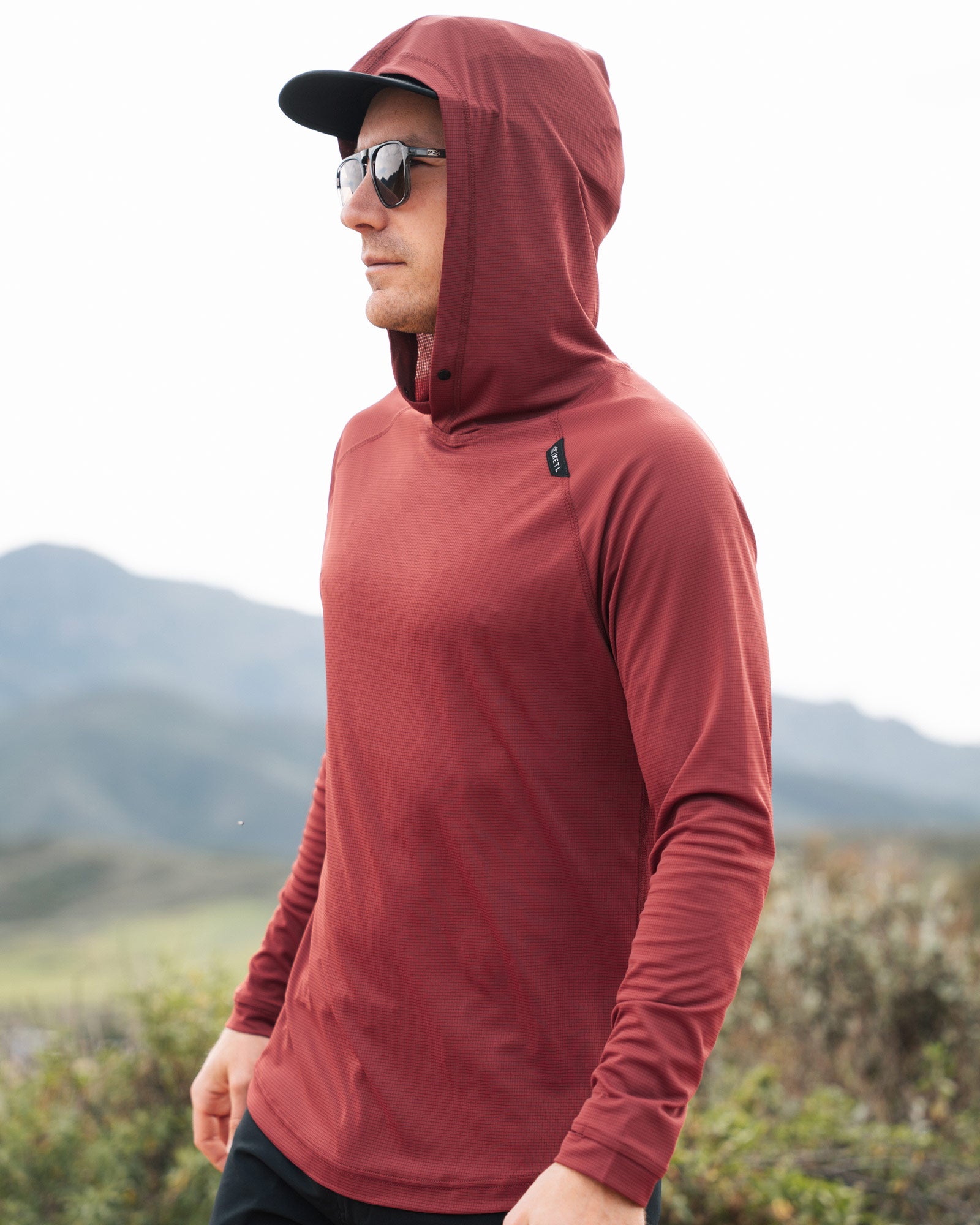 NoFry One Snap Sun Hoodie | Minimal UPF 30+ Sun Protection