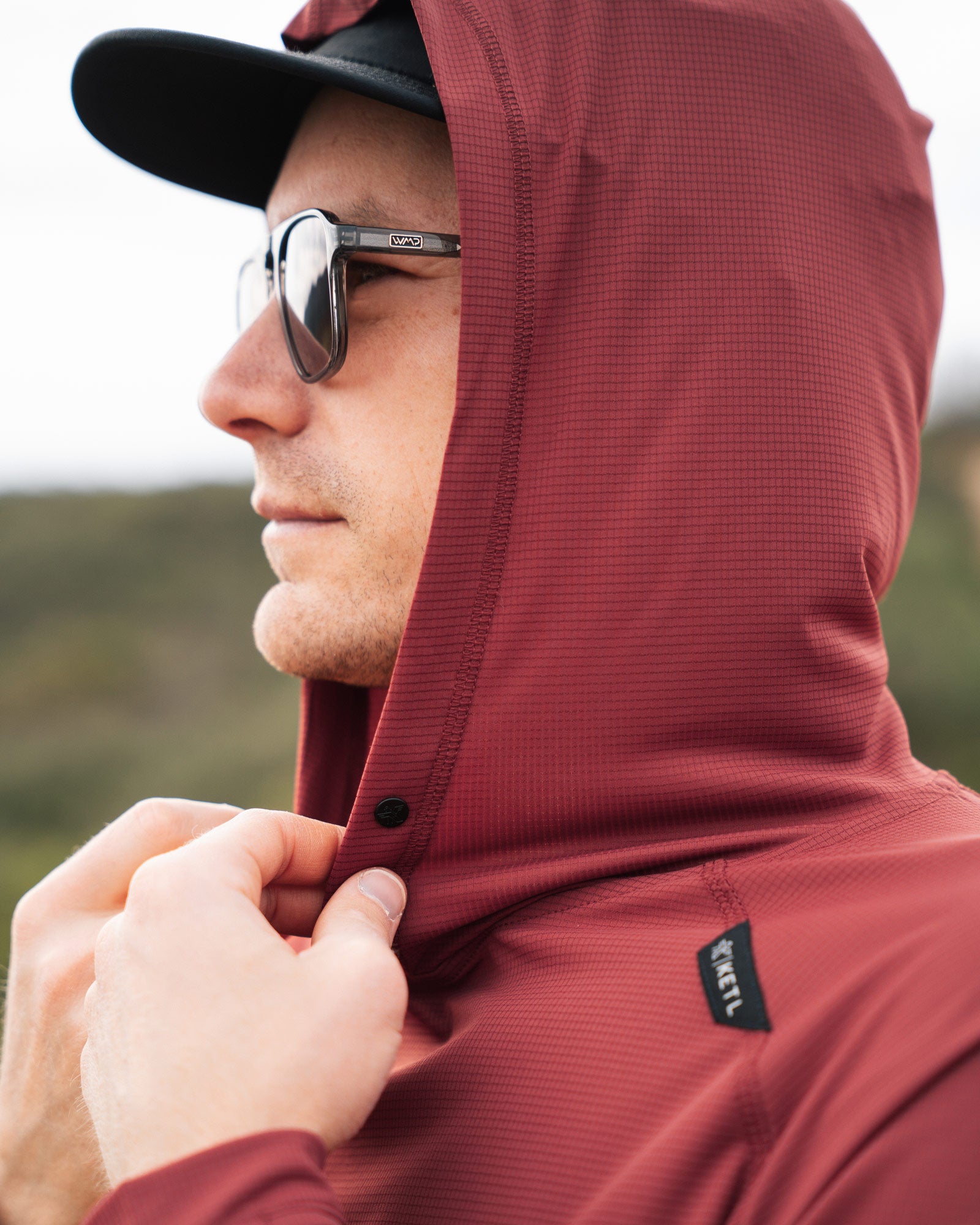 NoFry One Snap Sun Hoodie | Minimal UPF 30+ Sun Protection