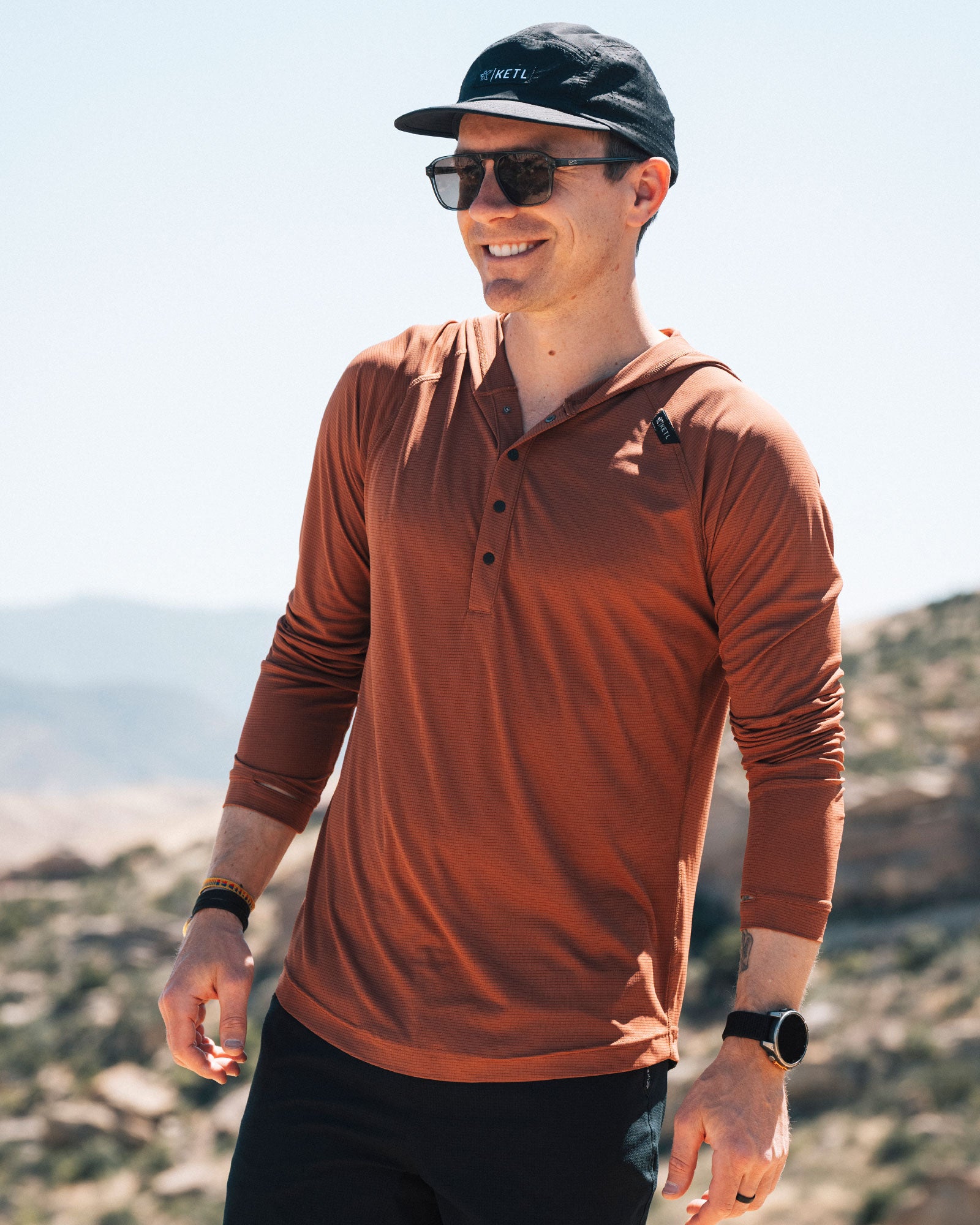 NoFry Four Snap Sun Hoodie | Lightweight, Breathable UPF 30+