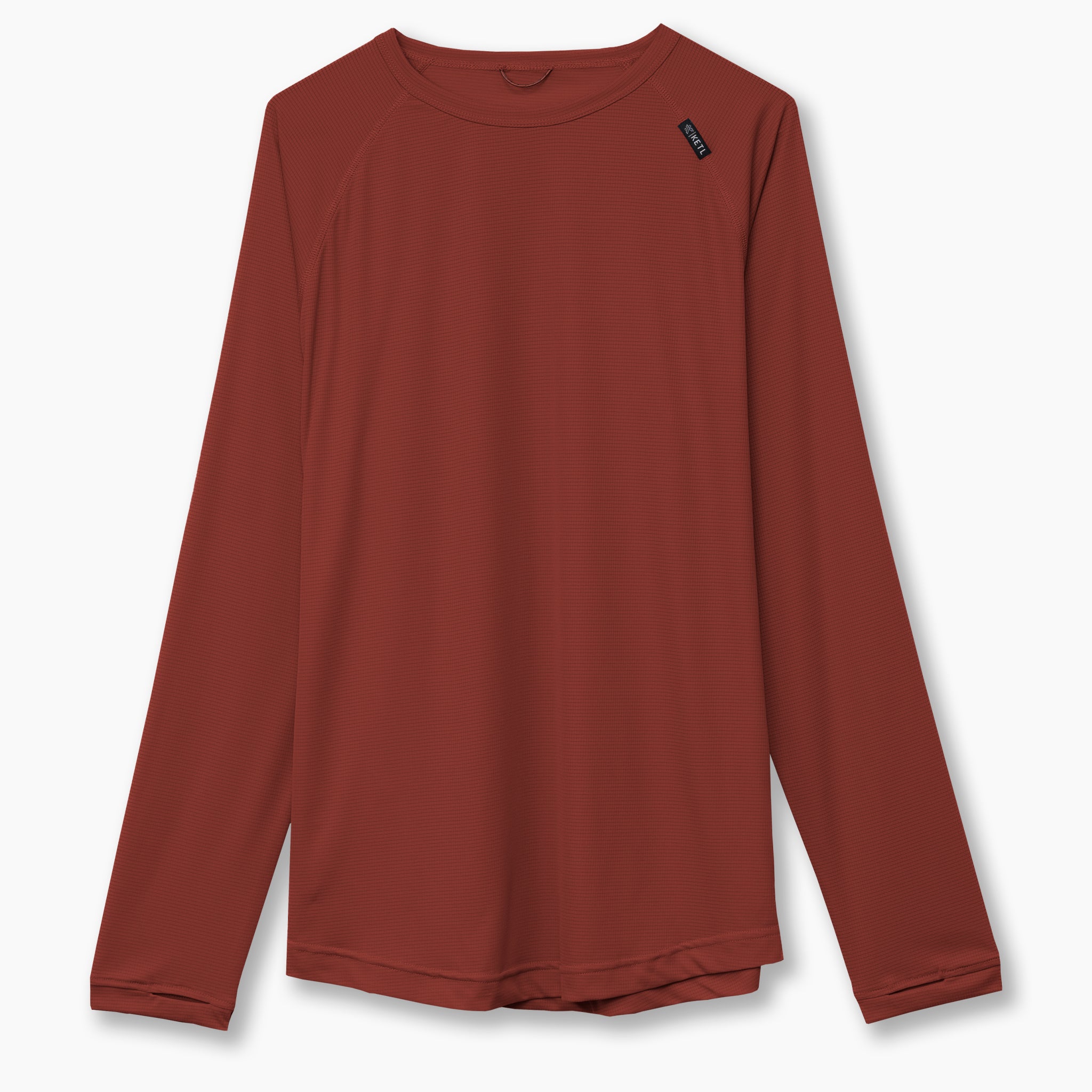 Sun Shirt - SPF/UPF 30+ Sun Protection Lightweight Long Sleeve Shirt Men's, Burgundy / M