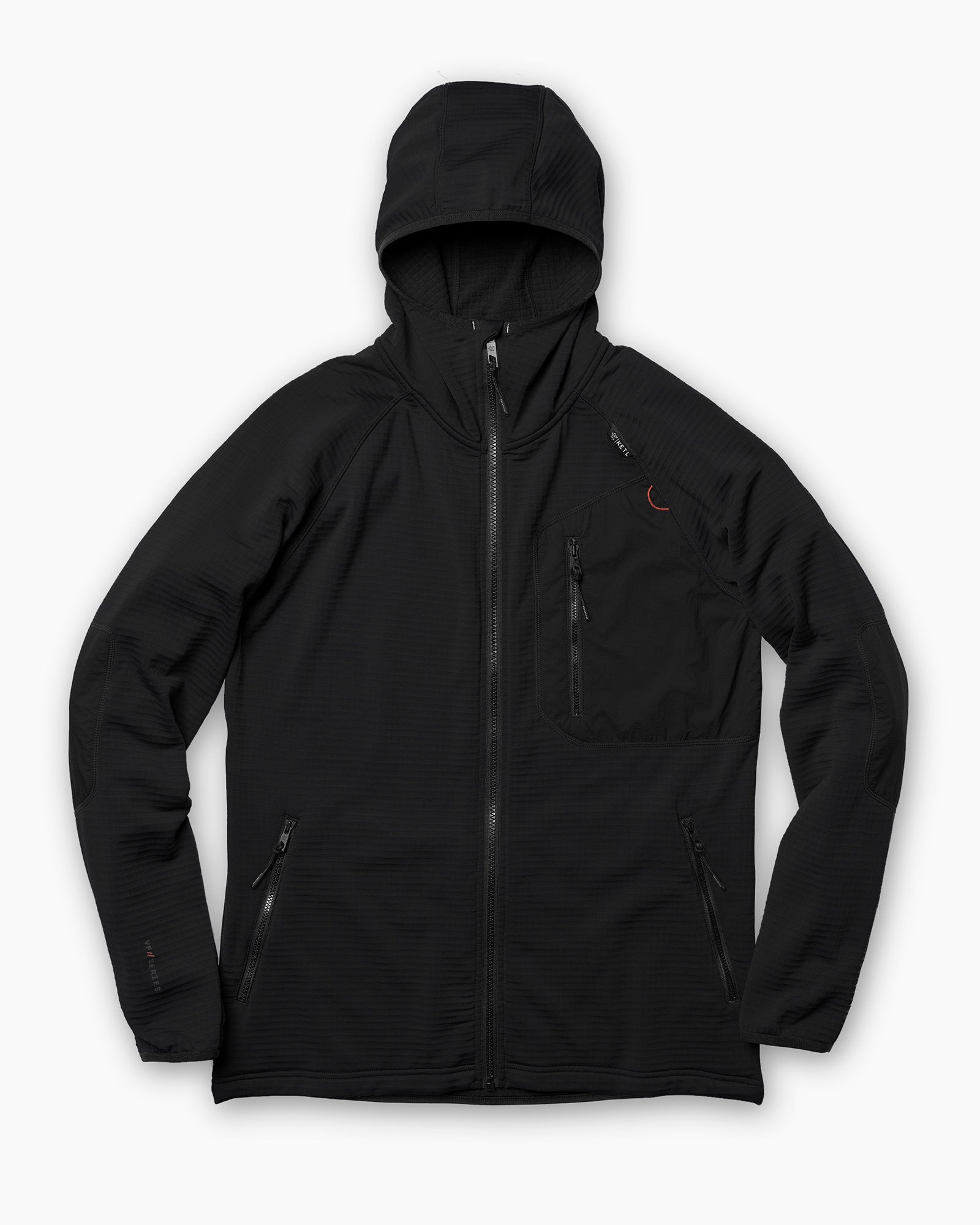 KETL RLT Merino Thermal Hoodie | Durable Outdoor Grid Thermal Hoodie