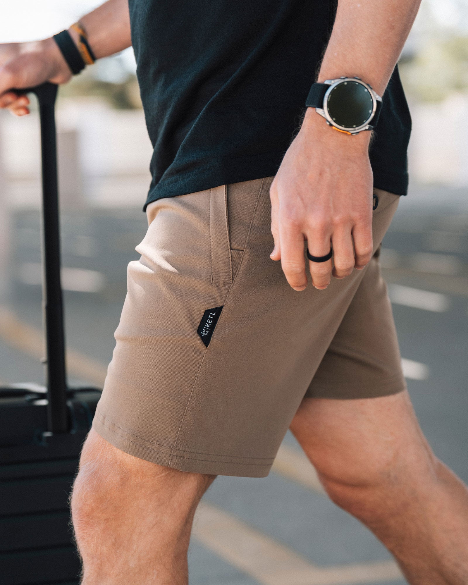 Tomfoolery Travel Chino Shorts | Stretchy, Packable Travel Shorts