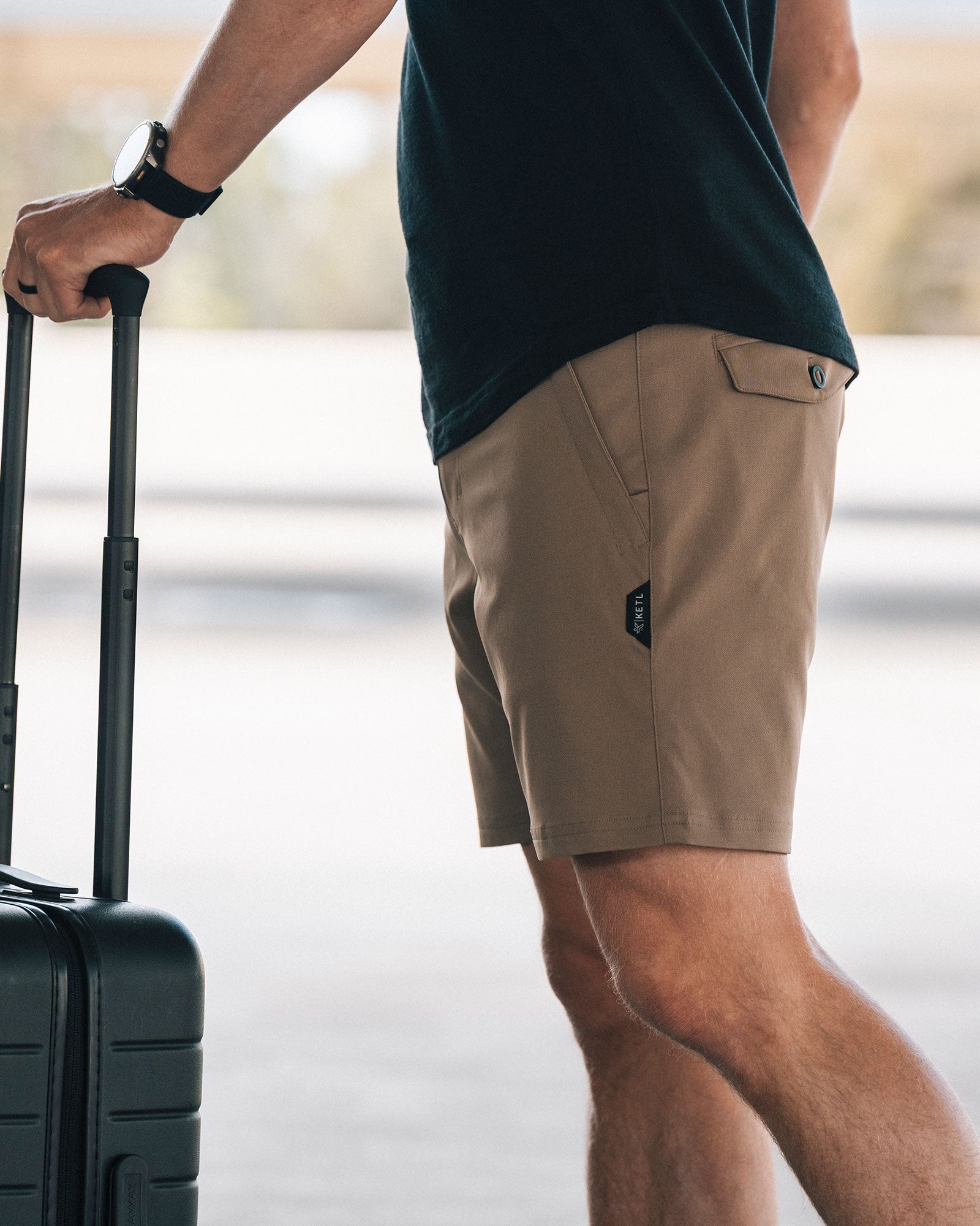 Tomfoolery Travel Chino Shorts | Stretchy, Packable Travel Shorts