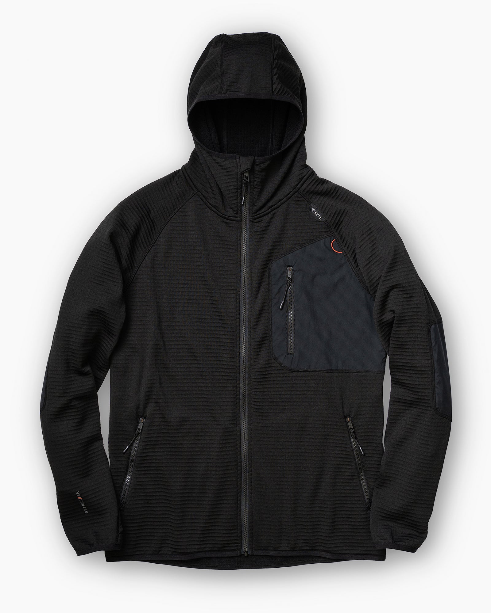 KETL RLT Merino Thermal Hoodie | Durable Outdoor Grid Thermal Hoodie