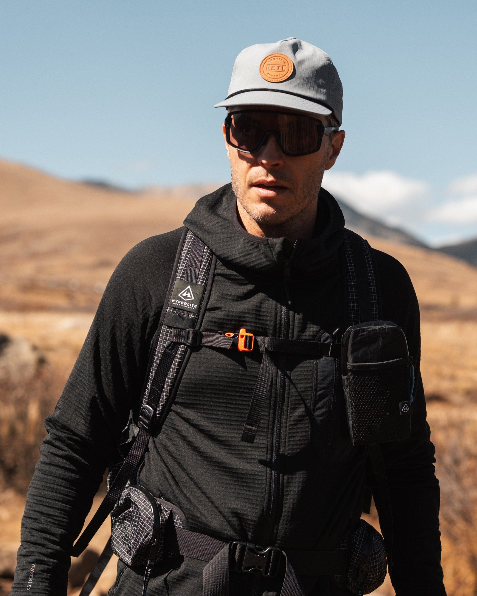 KETL RLT Merino Thermal Hoodie | Durable Outdoor Grid Thermal Hoodie