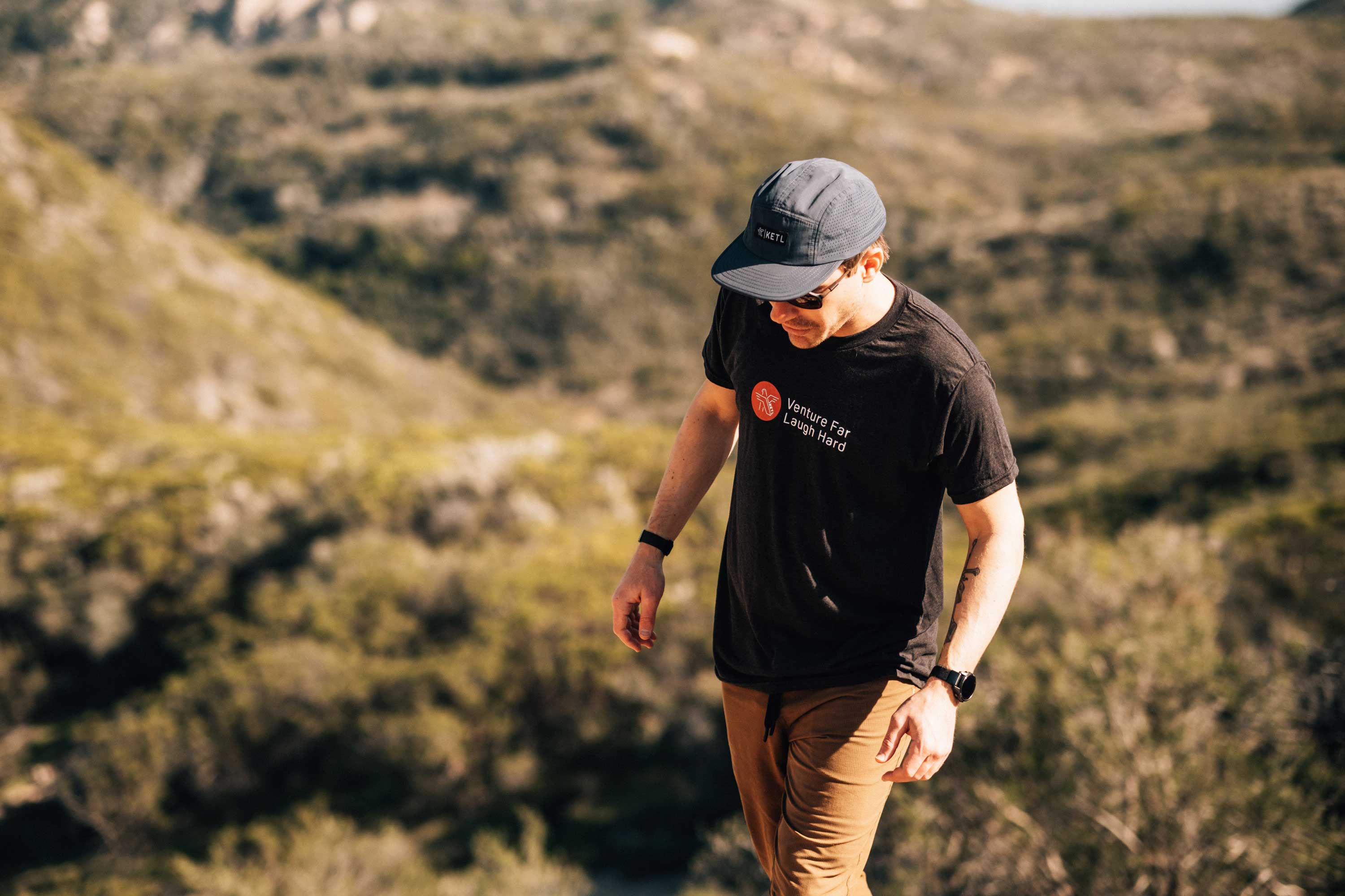 KETL Mtn. Venture Far Laugh Hard Tri-Blend Tech Tee | Soft & Stretchy